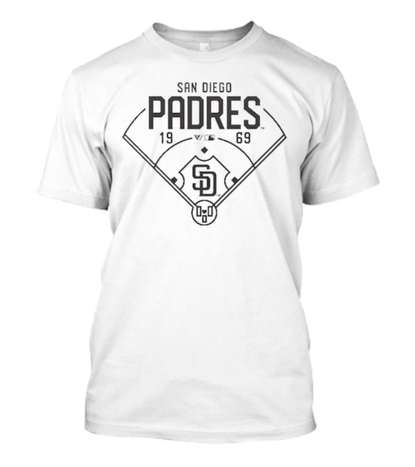 San Diego Padres 1969 SD Baseball Diamond T-Shirt