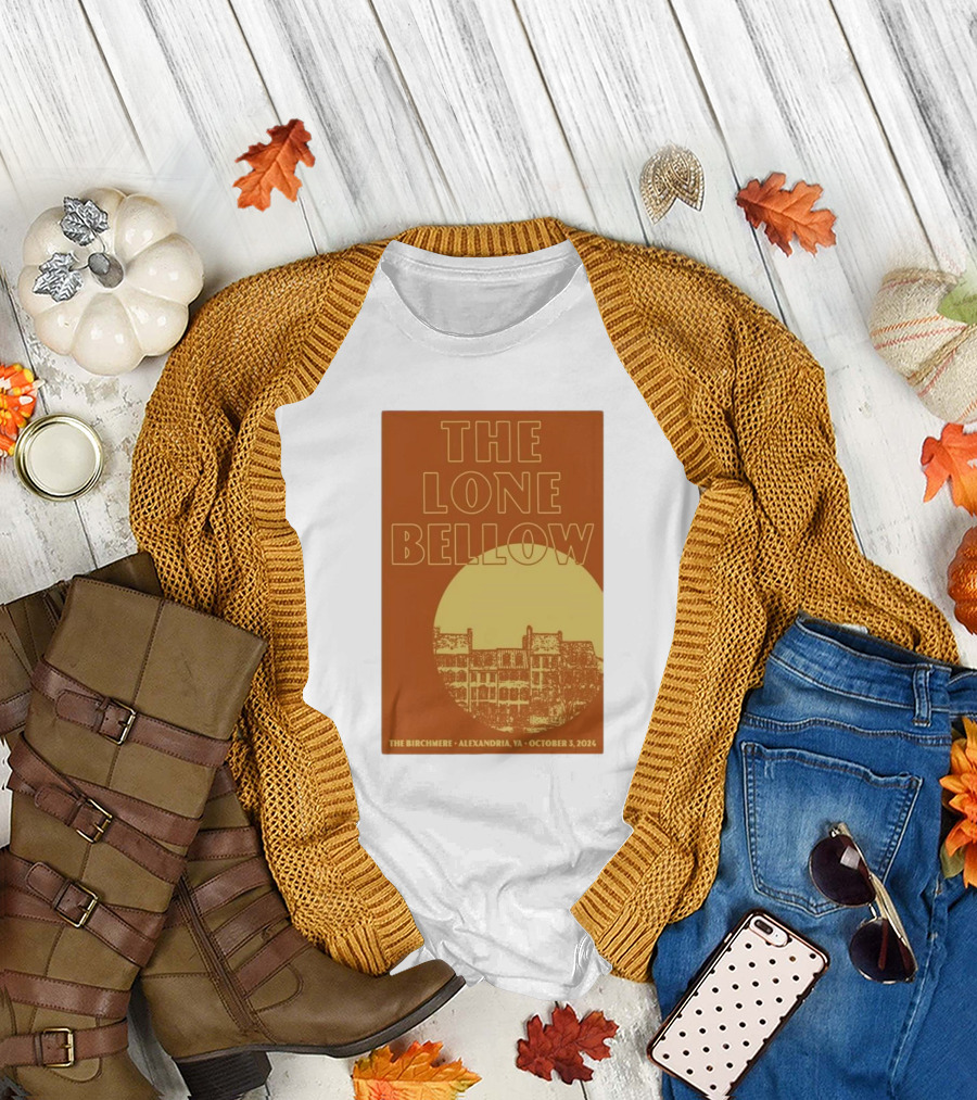 The Lone Bellow at The Birchmere Alexandria VA October 3 2024 Concert Event T-Shirt