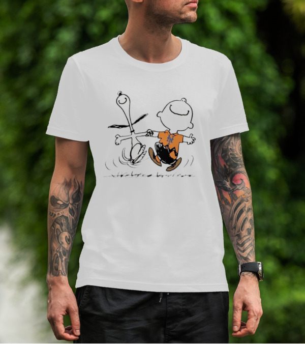 MLB NLDS New York Mets 7-2 MetsWin Snoopy Charlie Brown T-Shirt