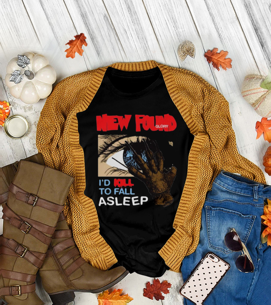 New Found Glory I'd Kill To Fall Asleep Eye with Hand T-Shirt