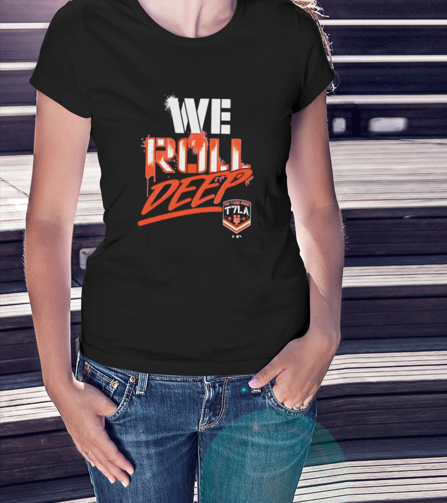 We Roll Deep New York Mets 7 Line Army T7LA T-Shirt