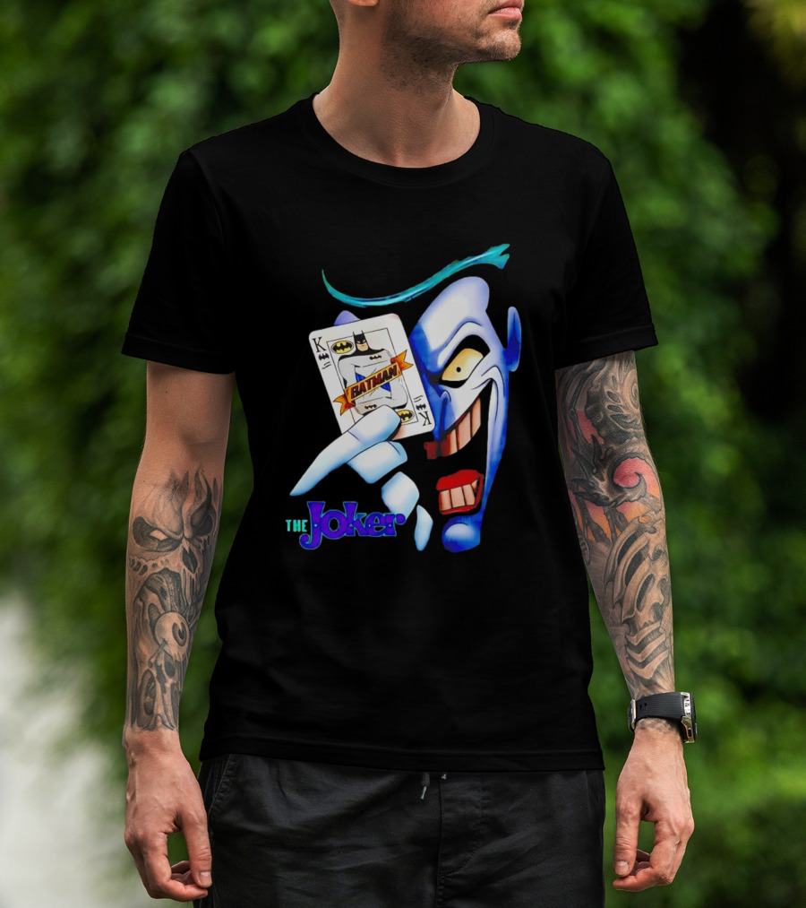 The Joker Batman Card Face T-Shirt