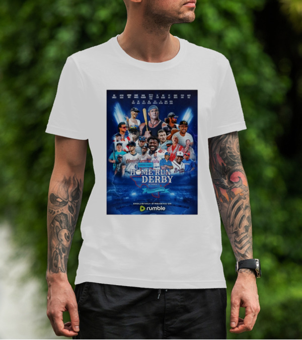 6 Hours Until Going Yard Home Run Derby October 5th Exclusively Streaming On Rumble T-Shirt