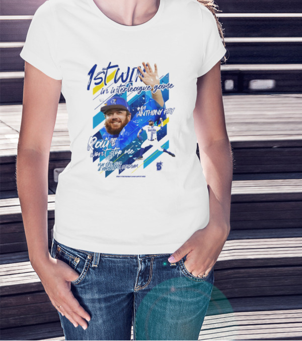 Anthony Kay 1st Win Interleague Game Rain Won’t Stop Me Victory T-Shirt