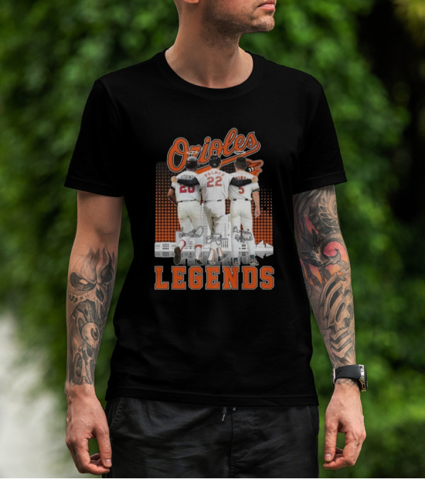 Orioles Legends Players Signatures T-Shirt