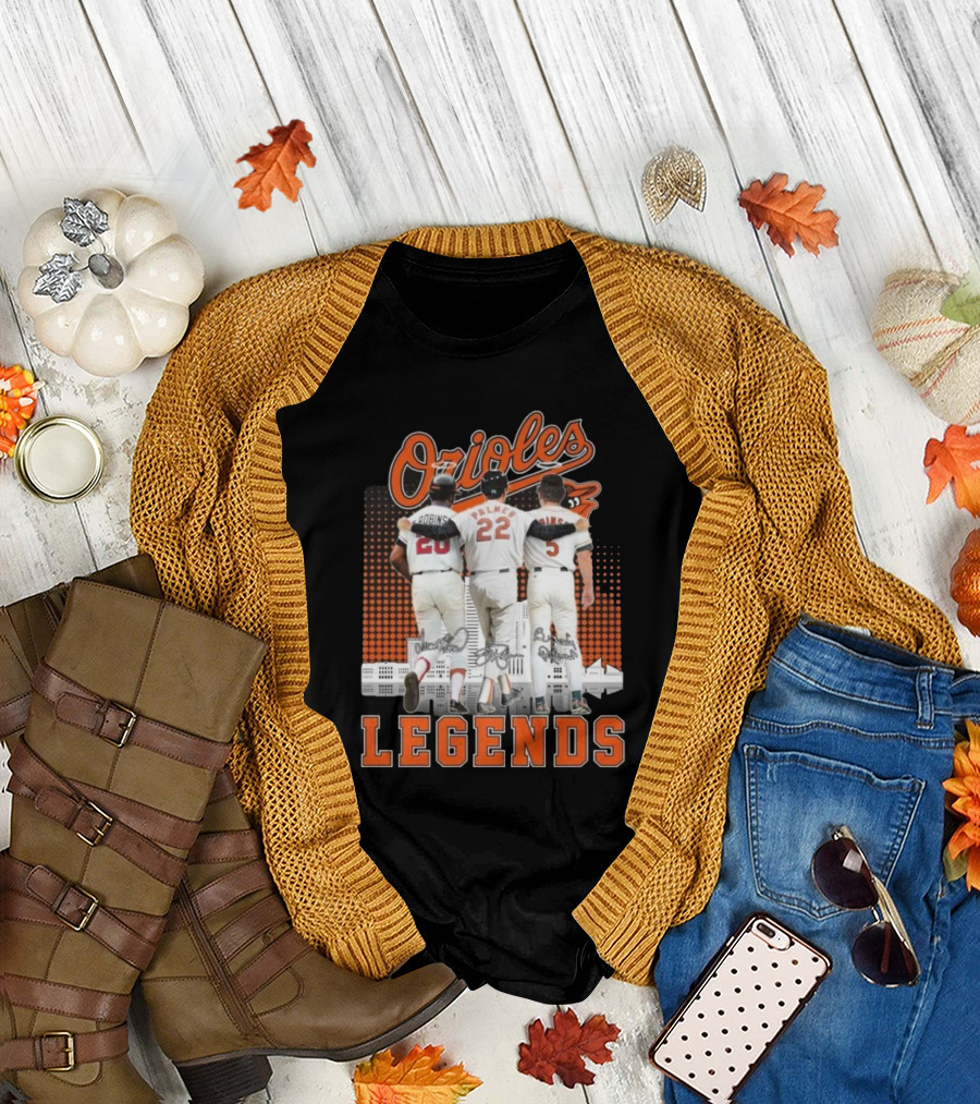 Orioles Legends Players Signatures T-Shirt