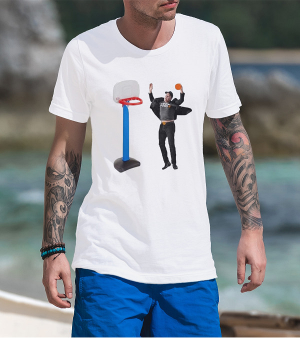 Lil’ Elon Musk Dunking On Basketball Hoop T-Shirt