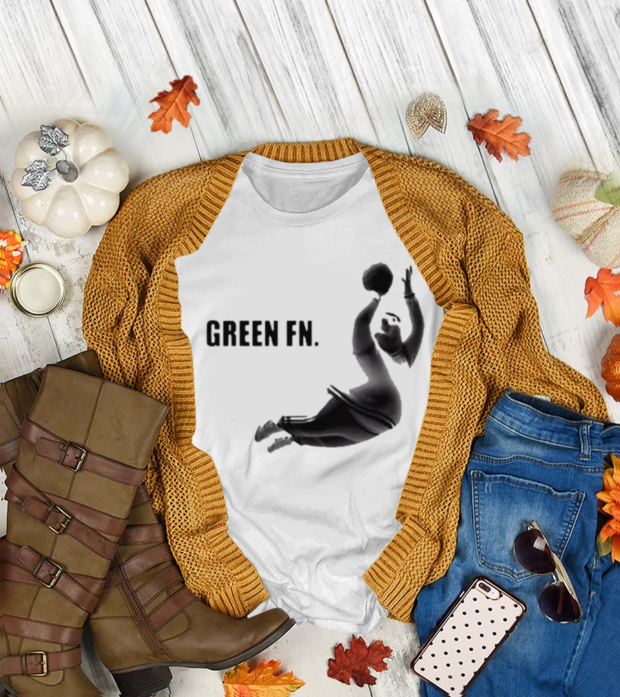 Green Fn Peter Griffin Basketball Dunking T-Shirt