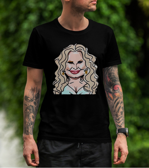 Jennifer Coolidge Cartoon Sticker T-Shirt