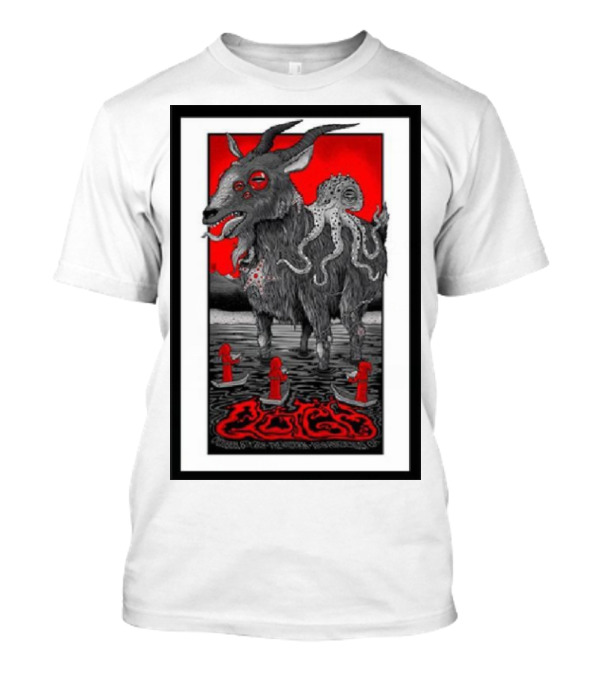 Clutch October 8th 2024 The Wiltern Los Angeles CA Goat Octopus T-Shirt