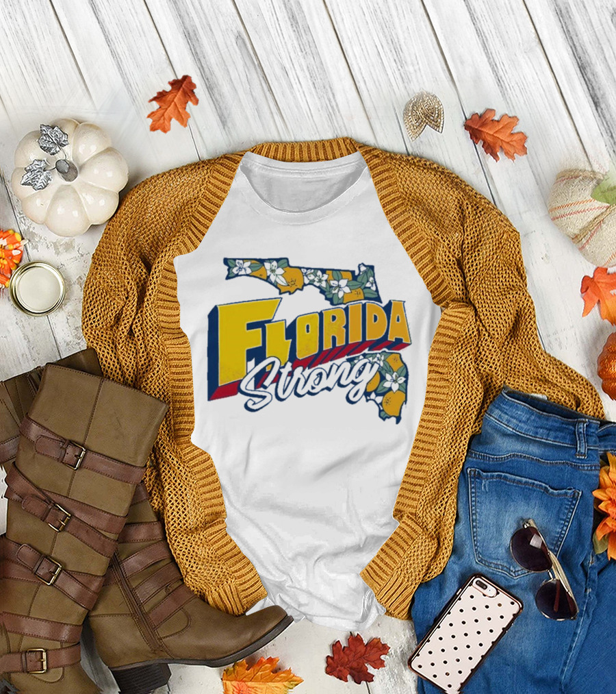 Florida Strong 2024 Blossom Map T-Shirt