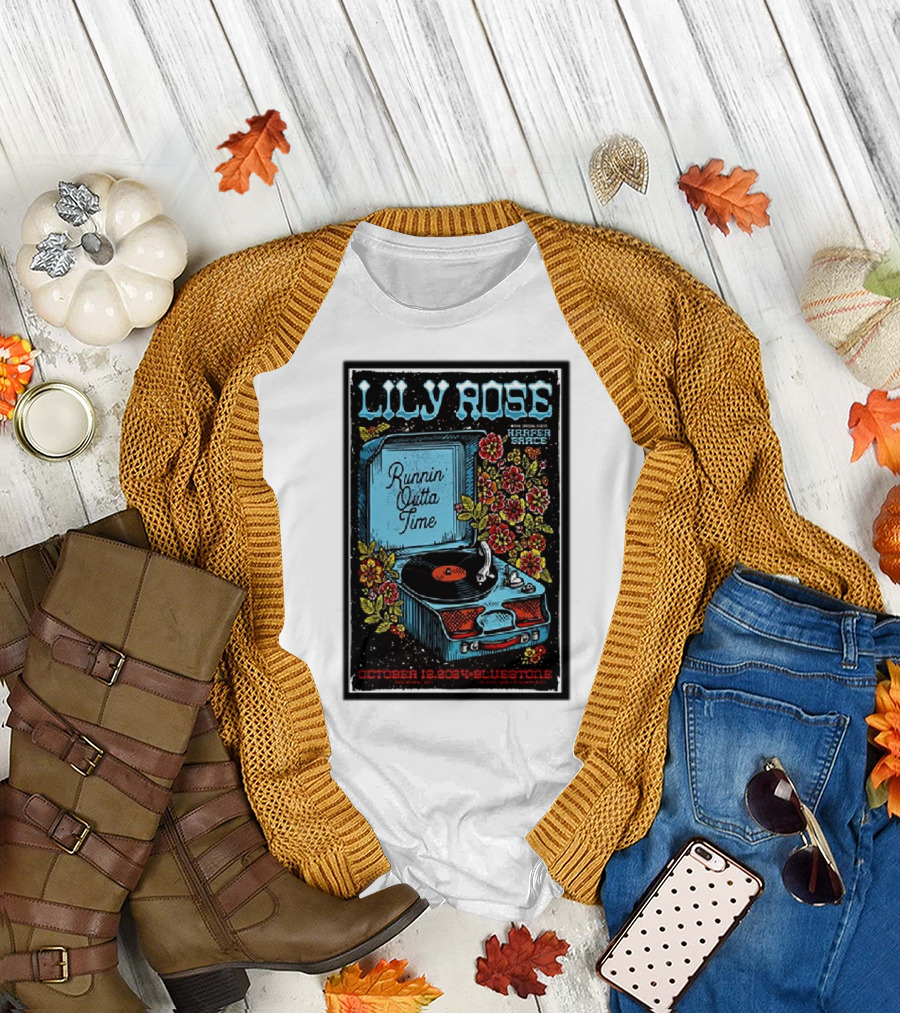 Lily Rose Harper Grace Runnin Outta Time October 12 2024 Bluestone T-Shirt