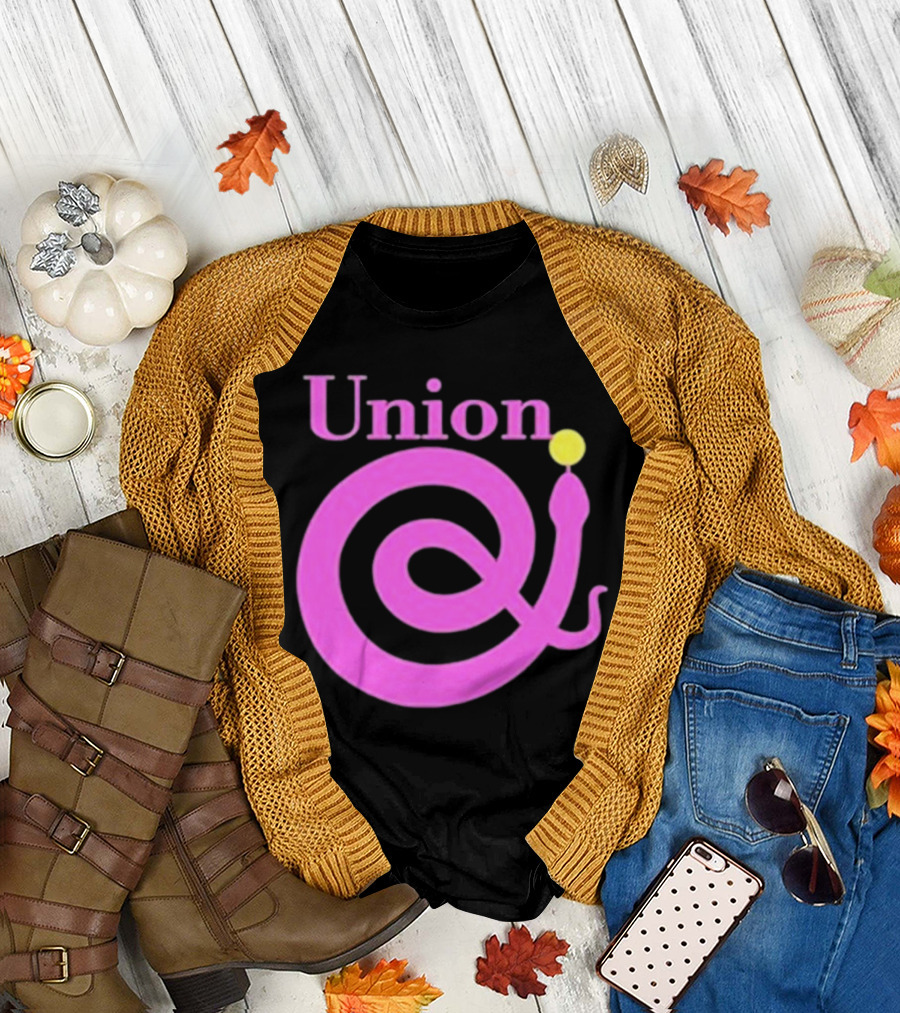 Union Pink Spiral Snake T-Shirt