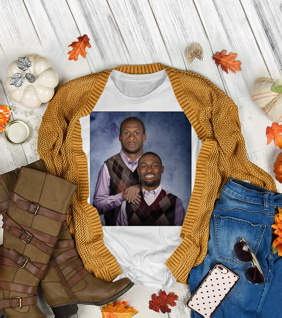 Geno Smith DK Metcalf Seattle Football Step Brothers Photo T-Shirt