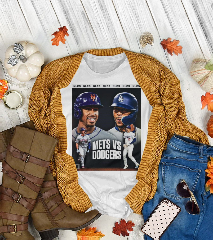 NLCS 2024 New York Mets Vs Los Angeles Dodgers Baseball Showdown T-Shirt