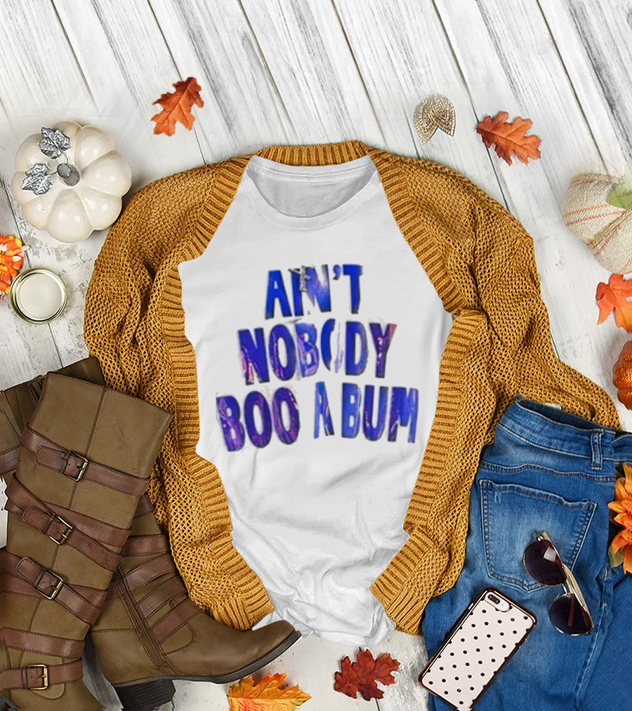 New York Yankees MLB Yankees Girl Ain't Nobody Boo A Bum T-Shirt