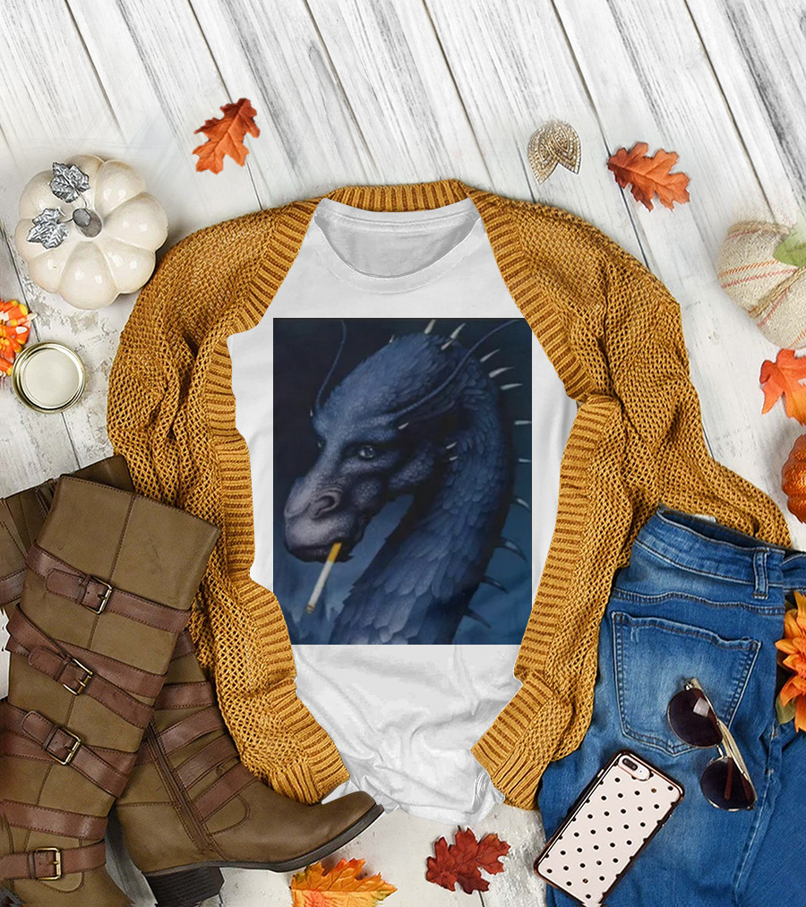Eragon Dragon Smoking Cigarette T-Shirt