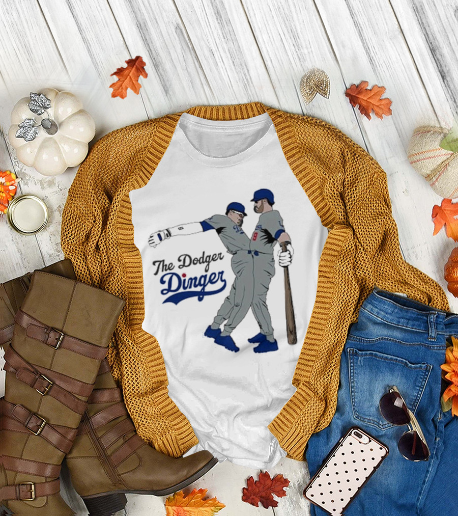 The Dodger Dinger Crotch Bump 2024 Baseball T-Shirt