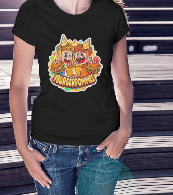 BURGERPOMMES Birthday Celebration Bundle T-Shirt