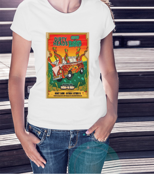 Dirty Heads Sublime Rome Nugget Casino October 19 Sitting On Stacy Tour T-Shirt