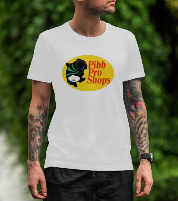 Pibble Palace Pibb Pro Shops Yellow Oval Bulldog T-Shirt