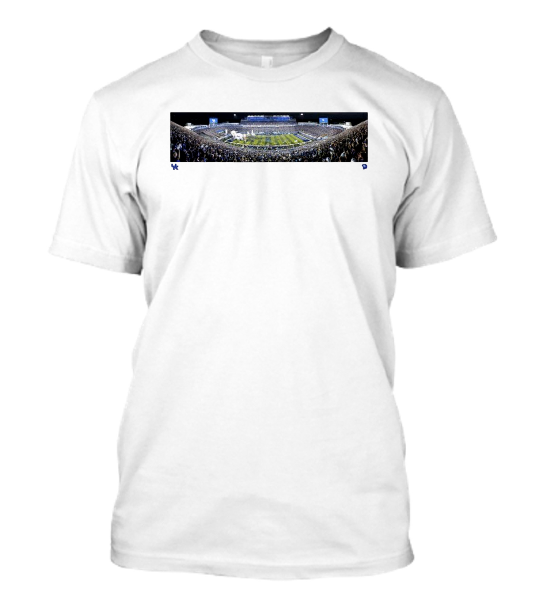 Kentucky Wildcats Football Kroger Field Panoramic Game Night Stadium View T-Shirt