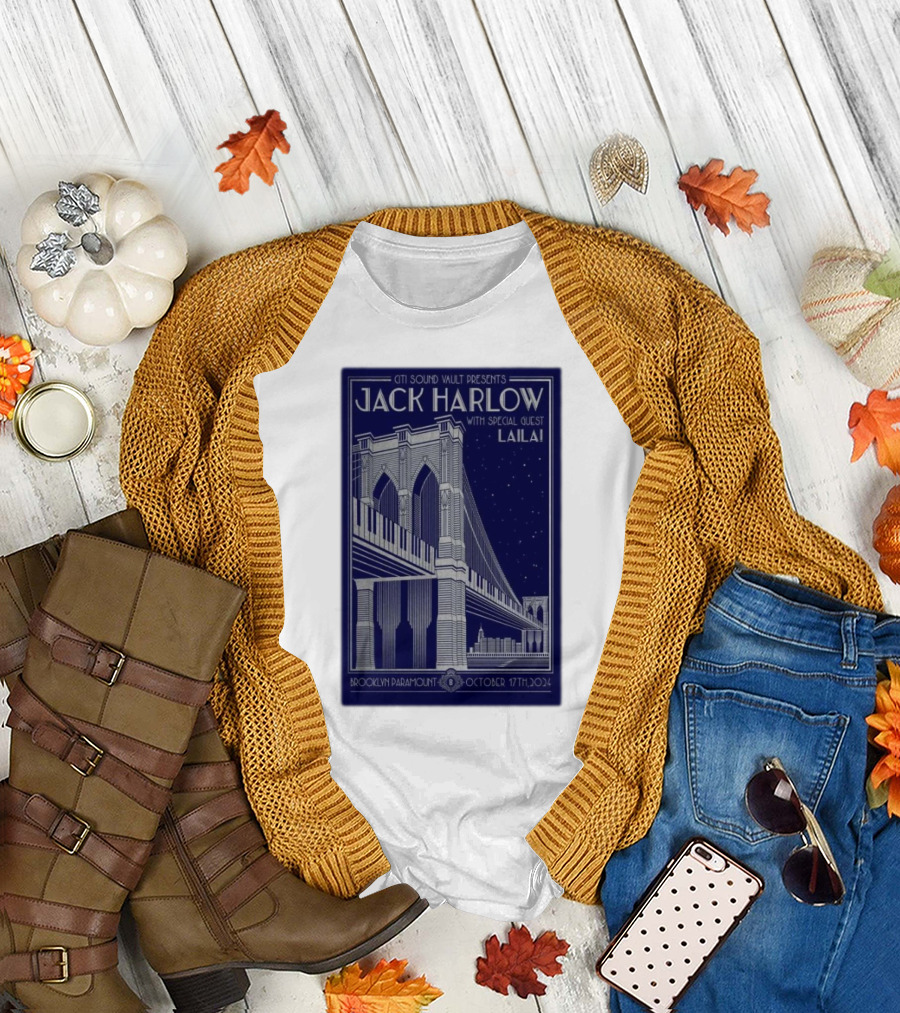 Citi Sound Vault Presents Jack Harlow with Special Guest Lailai Brooklyn Paramount October 17 T-Shirt