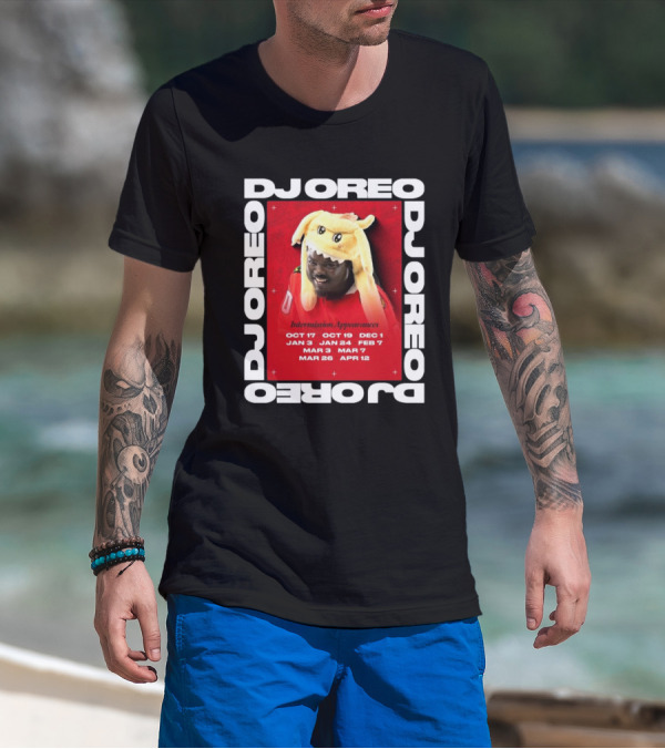 DJ Oreo Intermission Appearances Chicago Blackhawks Dates T-Shirt