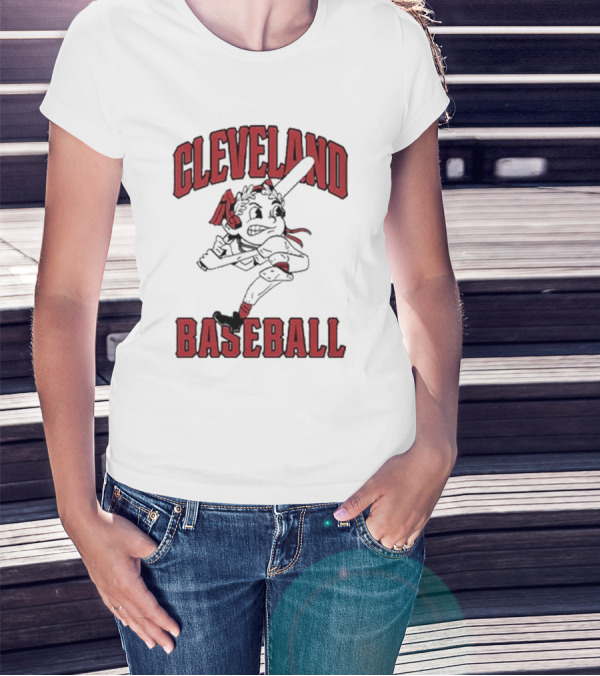 Cleveland Baseball Chief Wahoo Iconic Character T-Shirt