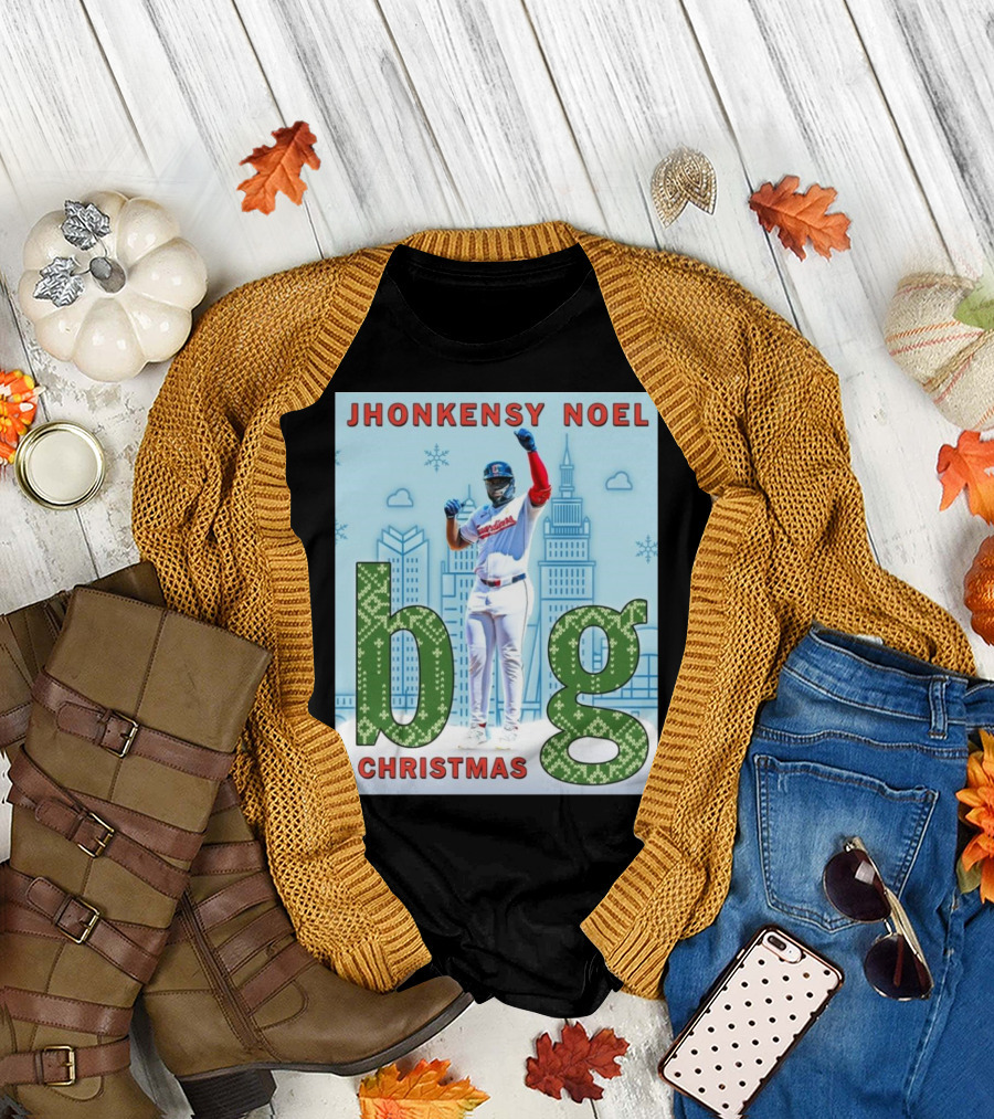 Jhonkensy Noel Big Christmas Cleveland Guardians T-Shirt