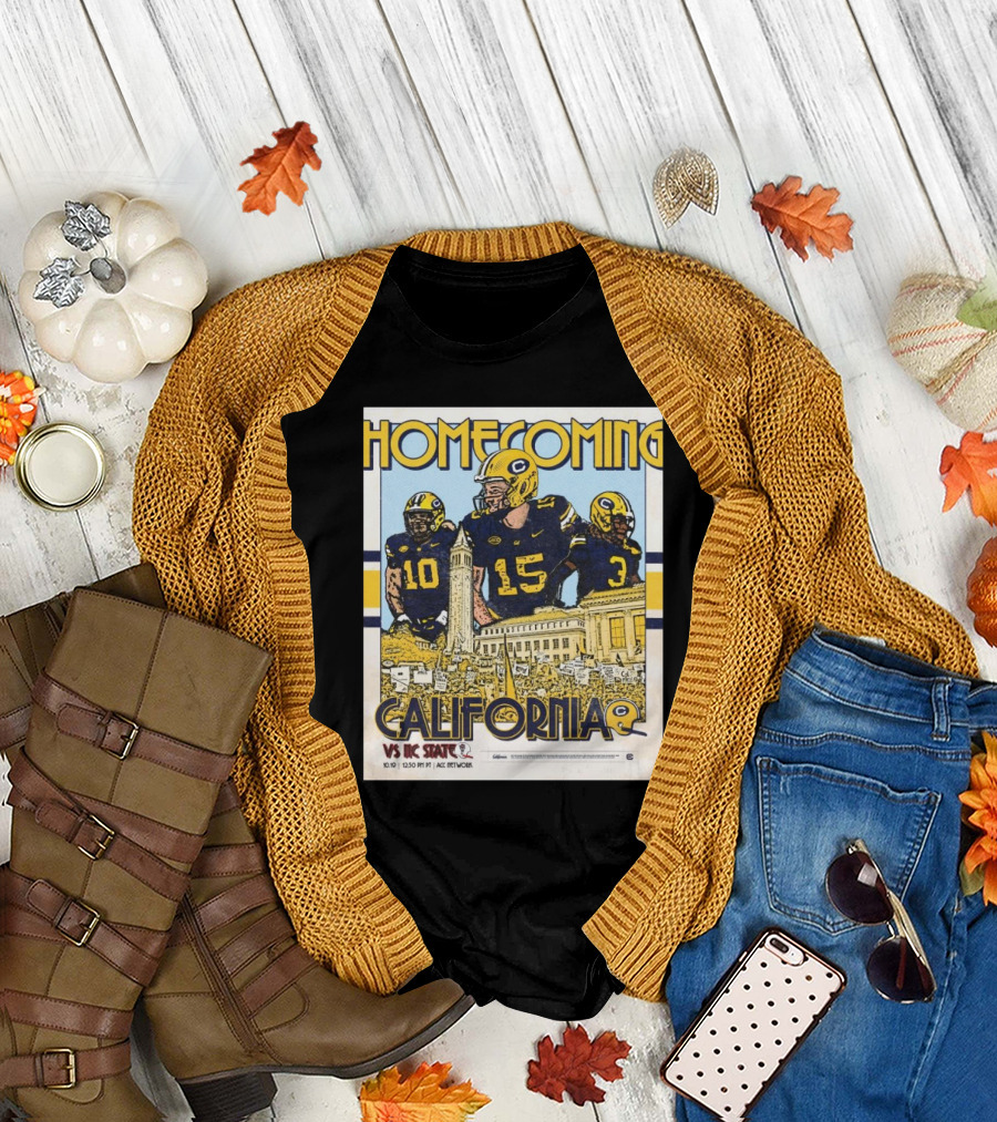 California Golden Bears Homecoming vs NC State Wolfpack 10.19.24 T-Shirt