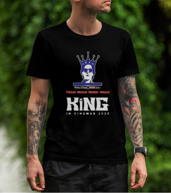 Team Shah Rukh Khan Connecting SRKians King In Cinemas 2026 T-Shirt