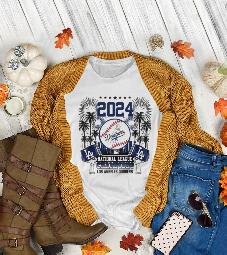 Los Angeles Dodgers 2024 National League Champions LA Personalized T-Shirt