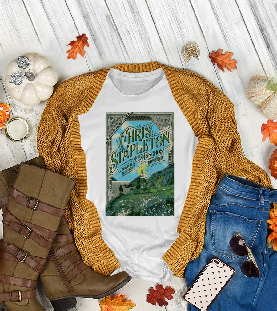 Chris Stapleton Featuring The Honchos with Marty Stuart Performing Live in Dublin IE 20/10/2024 T-Shirt