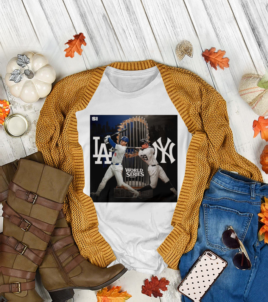 Ohtani LA Dodgers vs Judge NY Yankees World Series T-Shirt