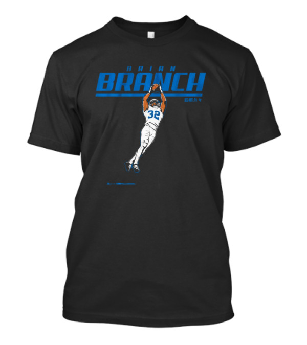 Brian Branch NFL Detroit Lions Jump Catch T-Shirt
