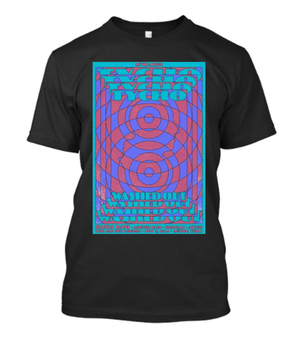Tycho With Washed Out Levitation The Far Out Lounge Austin TX Nov 2 T-Shirt