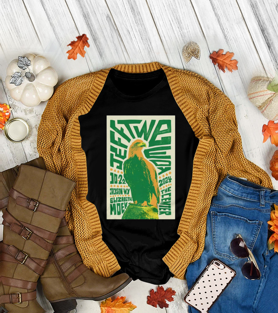 Jeff Tweedy October 22 2024 Jackson WY The Center Elizabeth Moen Eagle T-Shirt