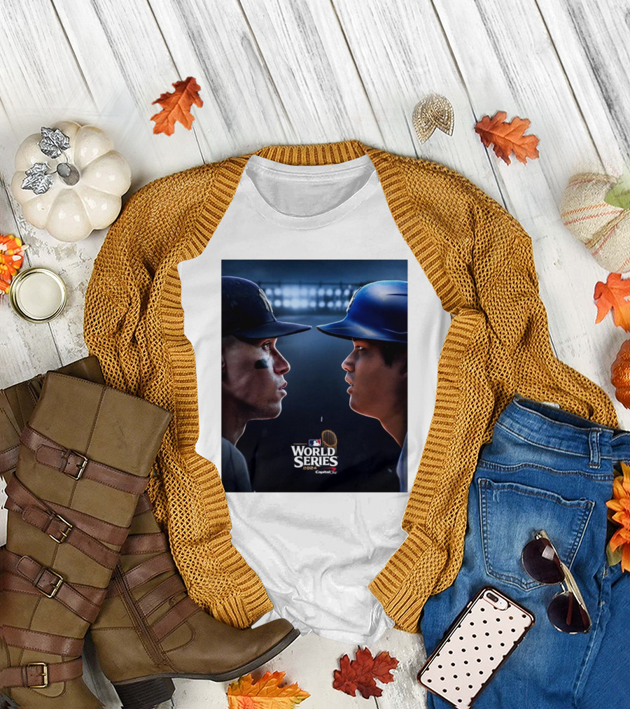 World Series 2024 Aaron Judge Shohei Ohtani Faceoff Baseball Stars T-Shirt