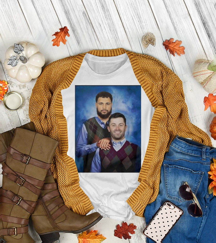 Chase Mclaughlin Wearing Baker Mayfield Mike Evans Step Brothers T-Shirt