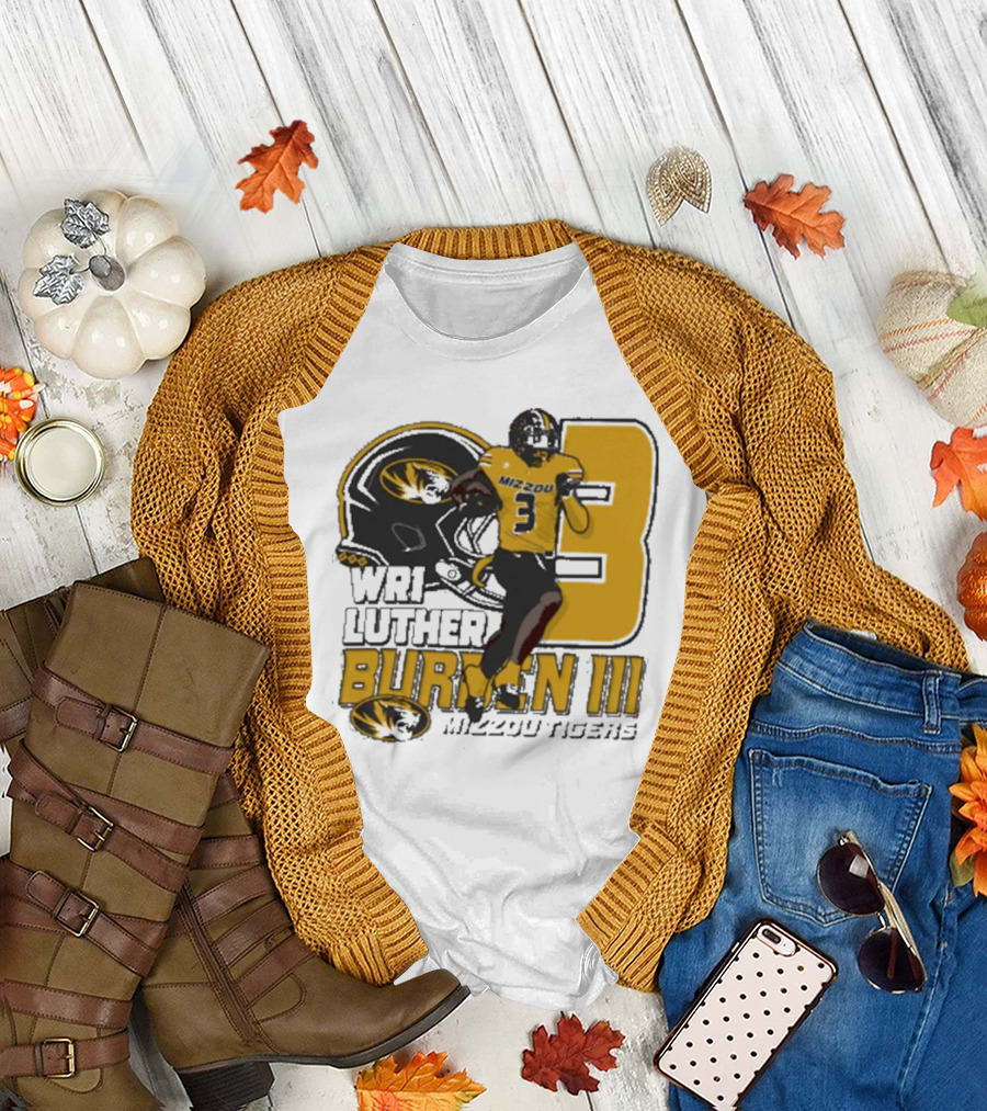 Mizzou Tigers Football WR1 Luther Burden III 2024 NCAA T-Shirt
