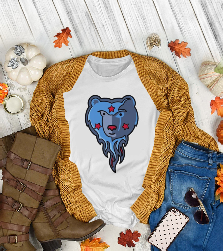 NFL x NBA Titans X Grizzlies Logo Mashup T-Shirt