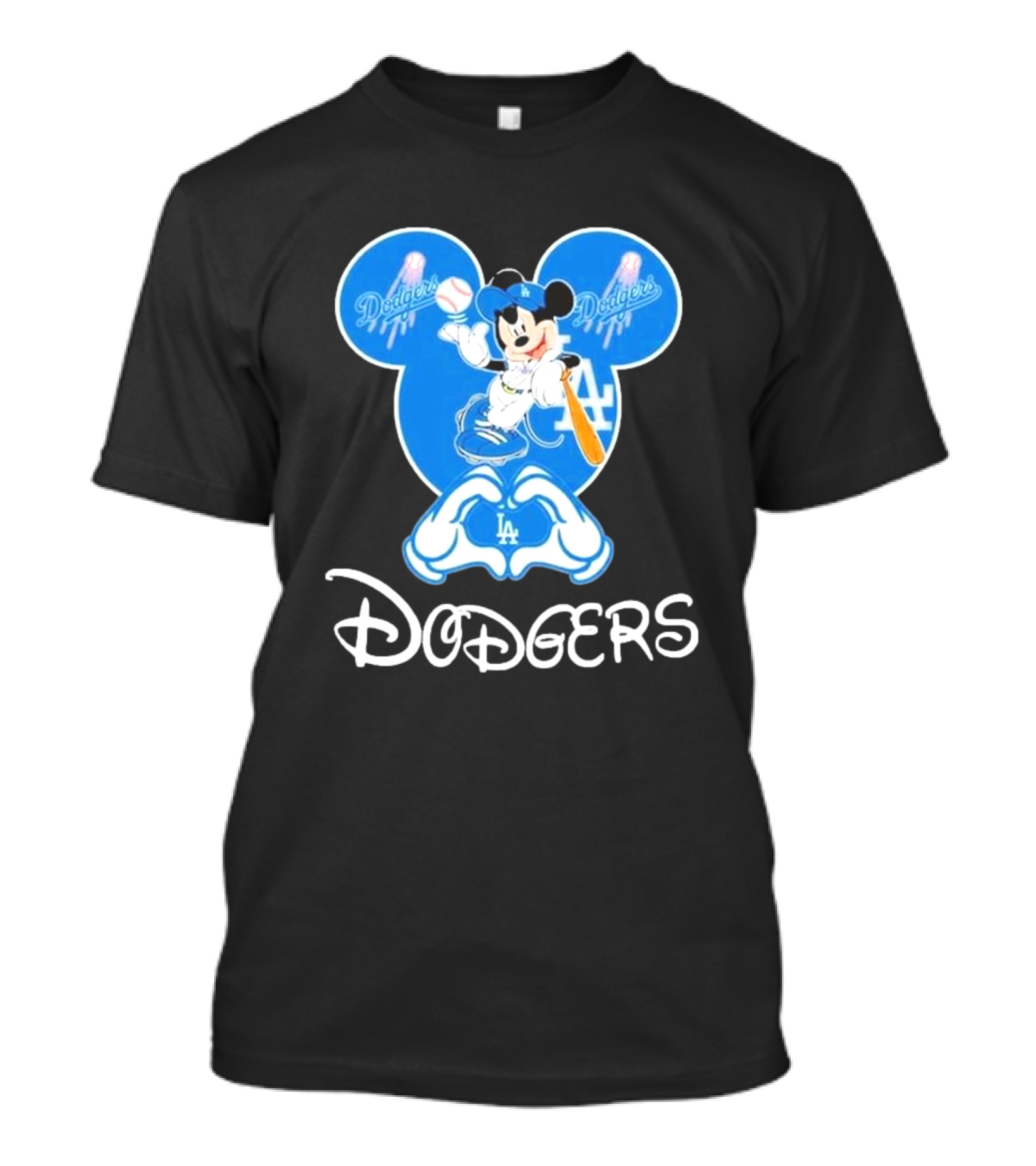 Disney Mickey Mouse Dodgers LA T-Shirt