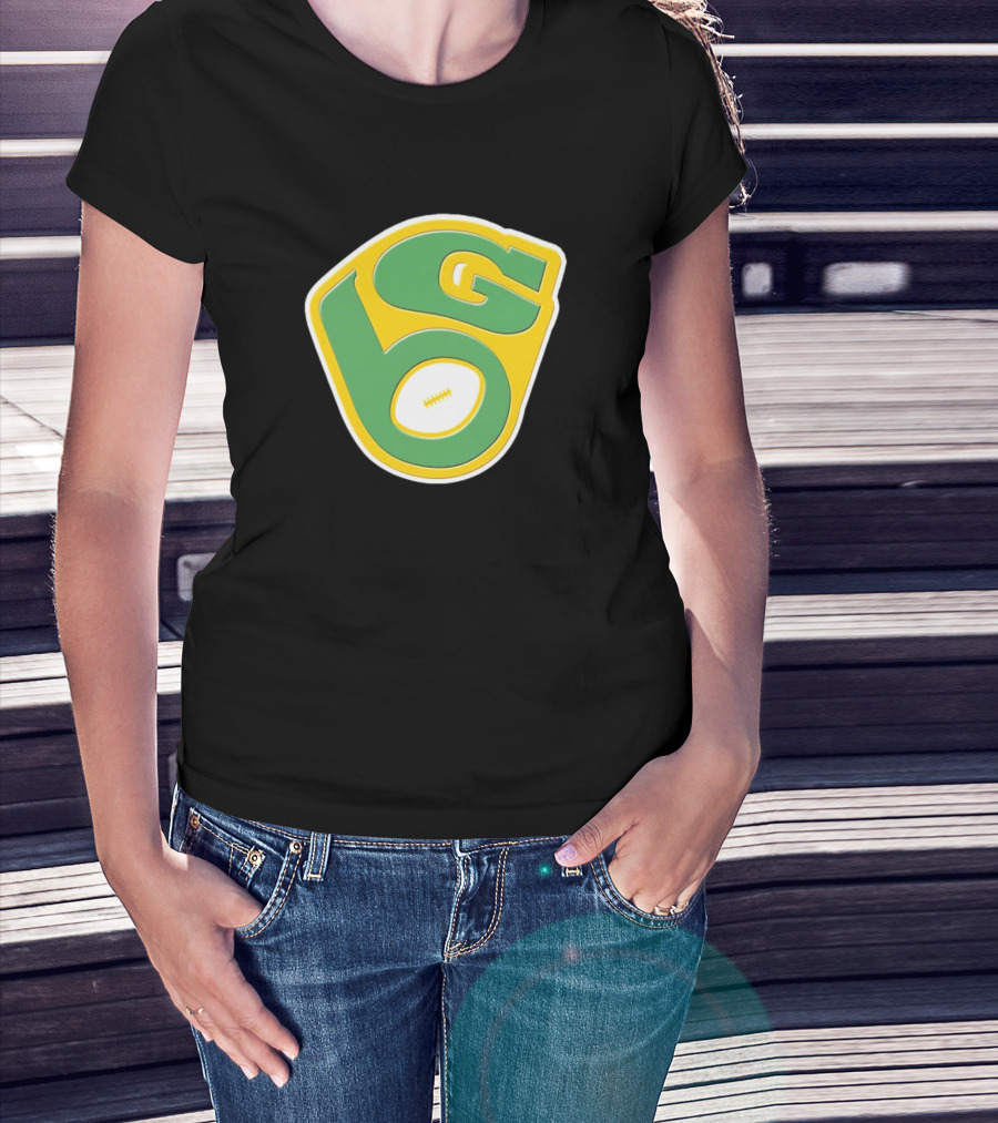 NFL X MLB Green Bay Packers Milwaukee Brewers Logo Mashup T-Shirt