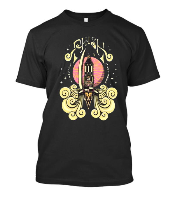 Phish July 30-31 2024 Chaifetz Arena St. Louis MO Rocket And Swirls T-Shirt