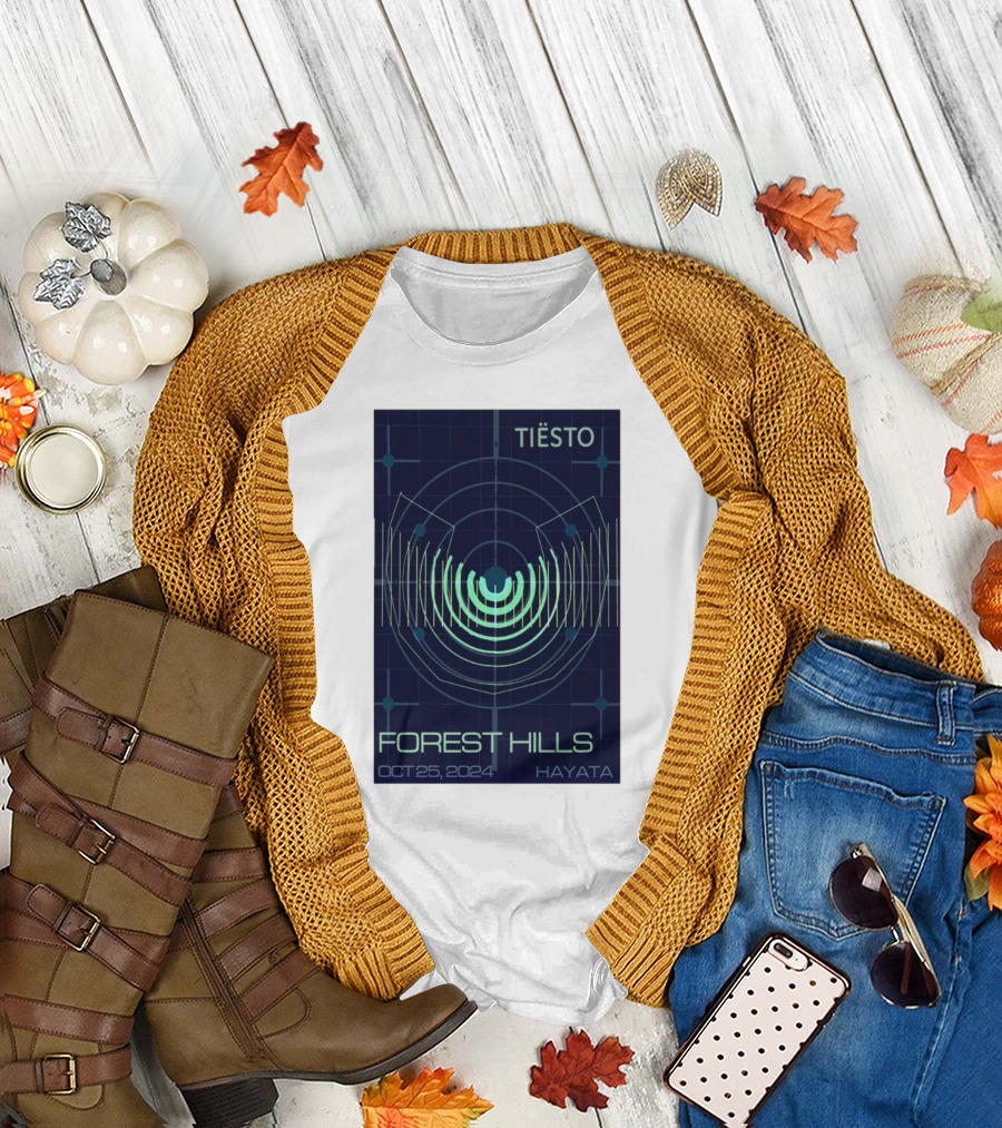 Tiësto Forest Hills Oct 25 2024 Hayata T-Shirt
