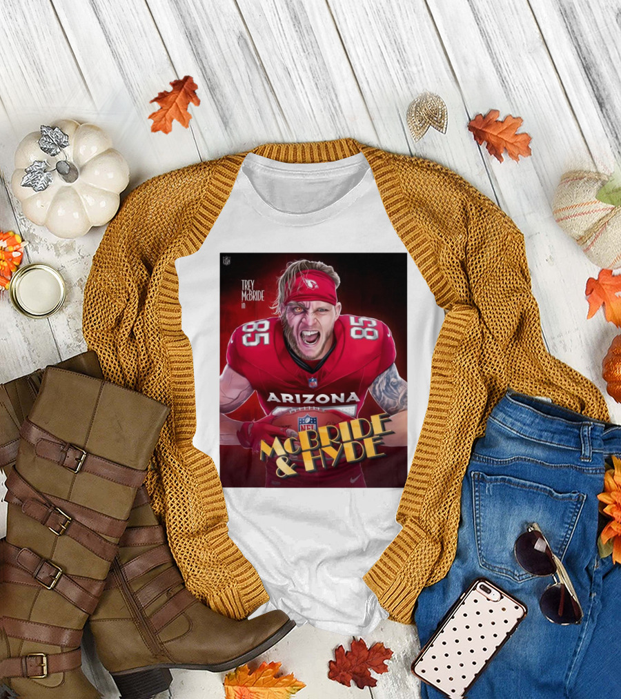 Trey McBride in McBride and Hyde Arizona NFL 85 T-Shirt