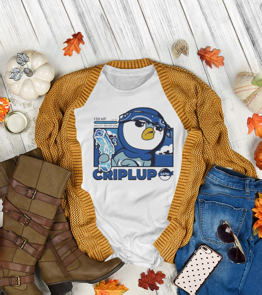 Impjcomics Criplup Gang Ability Water Gun Comic 150 HP T-Shirt