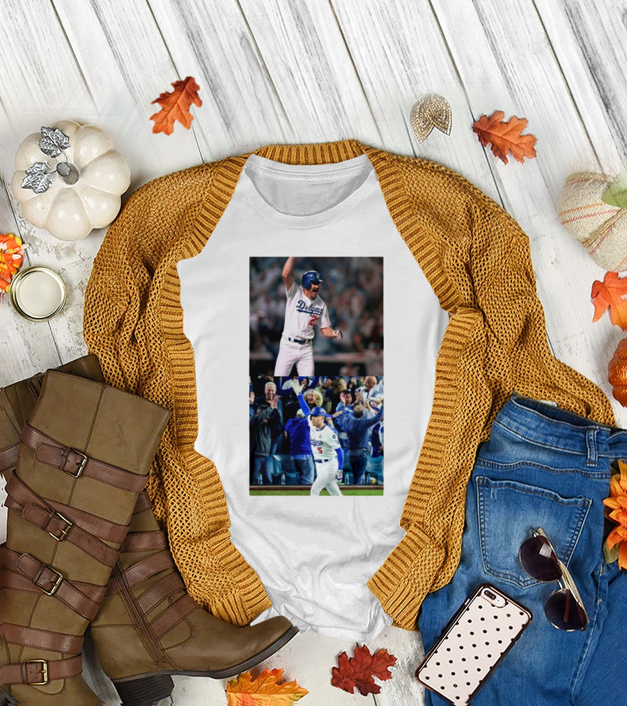 Never Pitch to an Injured Dodger in a World Series Kirk Gibson Freddie Freeman Dodgers Baseball T-Shirt