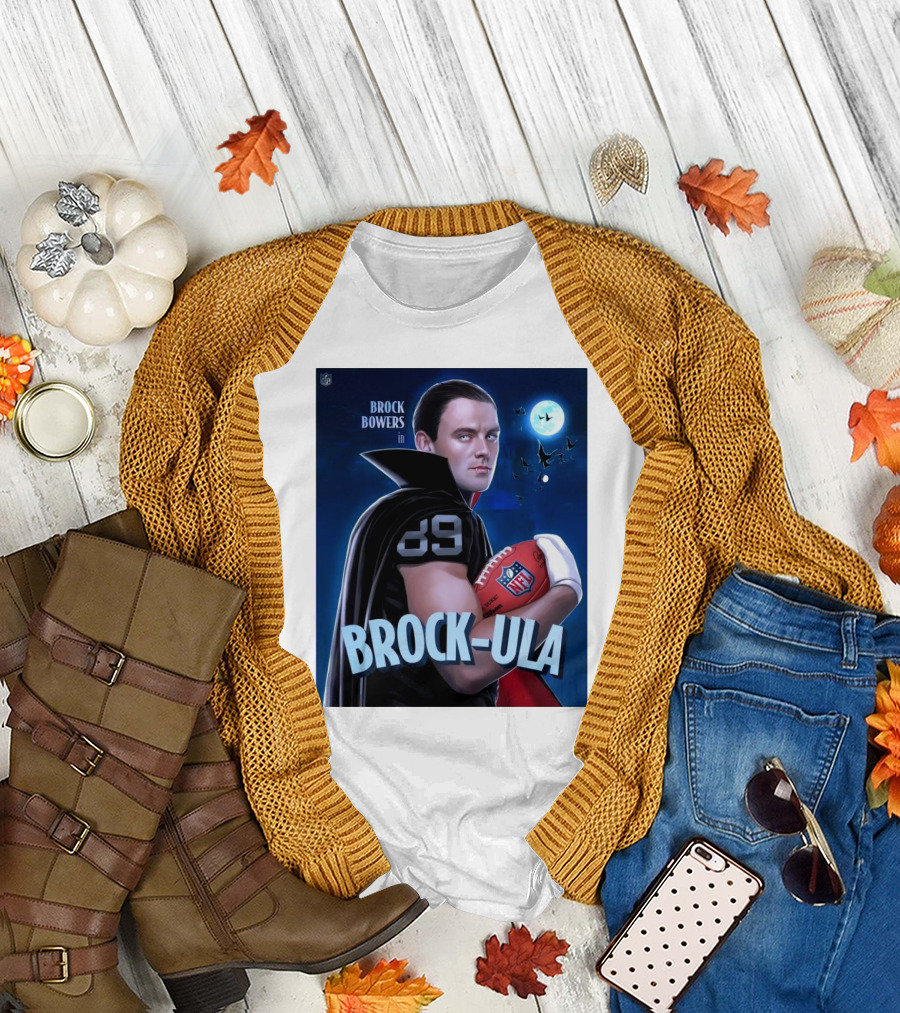 BROCK BOWERS in BROCK-ULA NFL Football Vampire T-Shirt